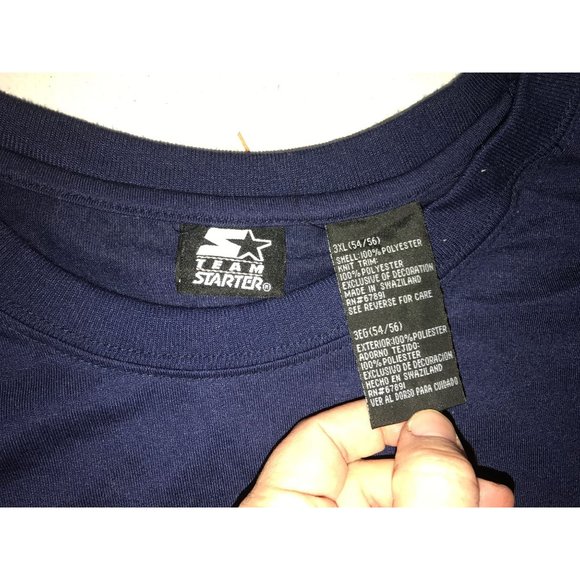 Mens Size 3XL (54/56) Michigan Navy Blue Tee Shirt - Picture 4 of 5